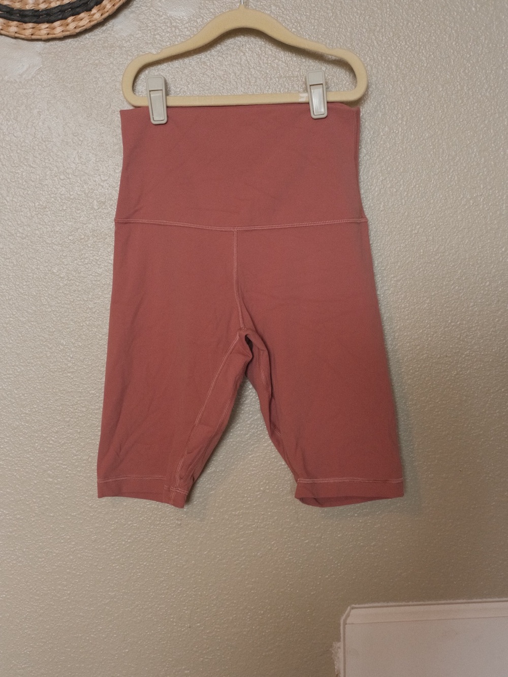 Lulu High-Waist Women’s Bike Shorts - Dusty Rose